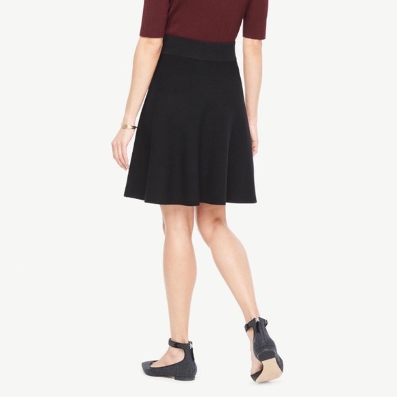 Ann Taylor Black Circle Skirt - Picture 2 of 6